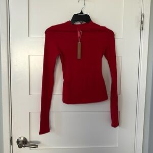 Red skims long sleeve